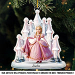 Custom Photo Acrylic Ornament - Personalized Christmas Birthday Gifts For Kids - Dream Big In My Doll World