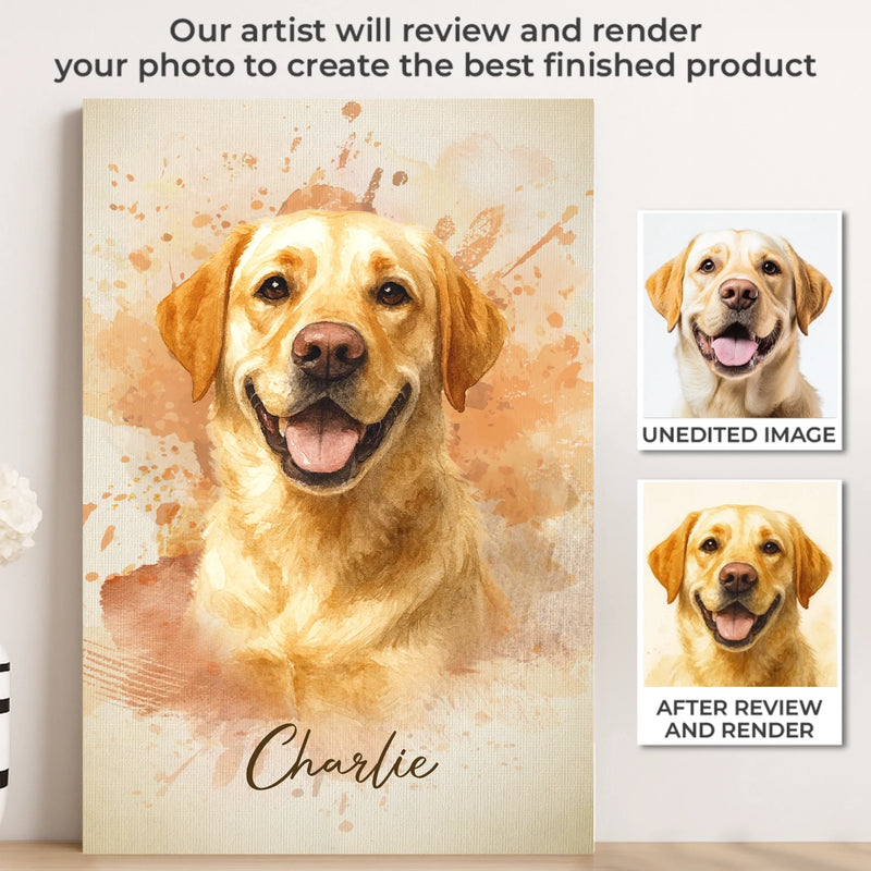Custom Photo Vertical Poster, Canvas - Personalized Pet Memorial Sympathy Gifts For Dogs, Cats - Sweetest Face, Purest Love