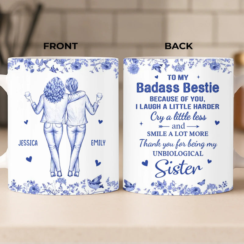 Custom Mug - Personalized Best Friend Birthday Gifts For Women - Living The Bestie Life