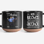 Custom Name Sister Gifts for Women - Personalized Pottery Mug