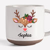 Love The Giver More Than The Gift - Family Personalized Custom Printed Pottery Mug - Christmas Gift For Family Members