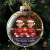 Custom Acrylic Ornament - Personalized Christmas Birthday Gifts For Mom, Dad, Brother, Sister, Kids - Home Filled With Joy