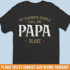 Custom Unisex T-shirt, Premium T-shirt, Hoodie - Personalized Birthday Gifts For Dad, Grandpa - My Greatest Role Forever