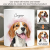 Custom Photo Mug - Personalized Christmas Birthday Gifts For Dog Cat Lovers, Dog Dad And Mom, Cat Owners - My Sunshine Pup