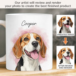 Custom Photo Mug - Personalized Christmas Birthday Gifts For Dog Cat Lovers, Dog Dad And Mom, Cat Owners - My Sunshine Pup