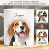 Custom Photo Mug - Personalized Christmas Birthday Gifts For Dog Cat Lovers, Dog Dad And Mom, Cat Owners - My Sunshine Pup