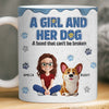 Custom Mug - Personalized Christmas Birthday Gifts For Dog Lovers, Dog Dad And Mom - Besties With Fur