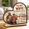 Custom 2-Layered Wooden Plaque - Personalized Anniversary Wedding Gifts For Husband And Wife, Him And Her - You Are My Calm