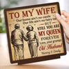 Custom 2-Layered Wooden Plaque - Personalized Anniversary Wedding Gifts For Husband And Wife, Him And Her - Together Feels So Right