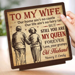Custom 2-Layered Wooden Plaque - Personalized Anniversary Wedding Gifts For Husband And Wife, Him And Her - Together Feels So Right