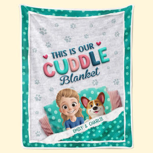 Custom Blanket - Personalized Birthday Gifts For Dog Cat Lovers, Dog Dad And Mom, Cat Owners - Perfect Cuddle Vibes