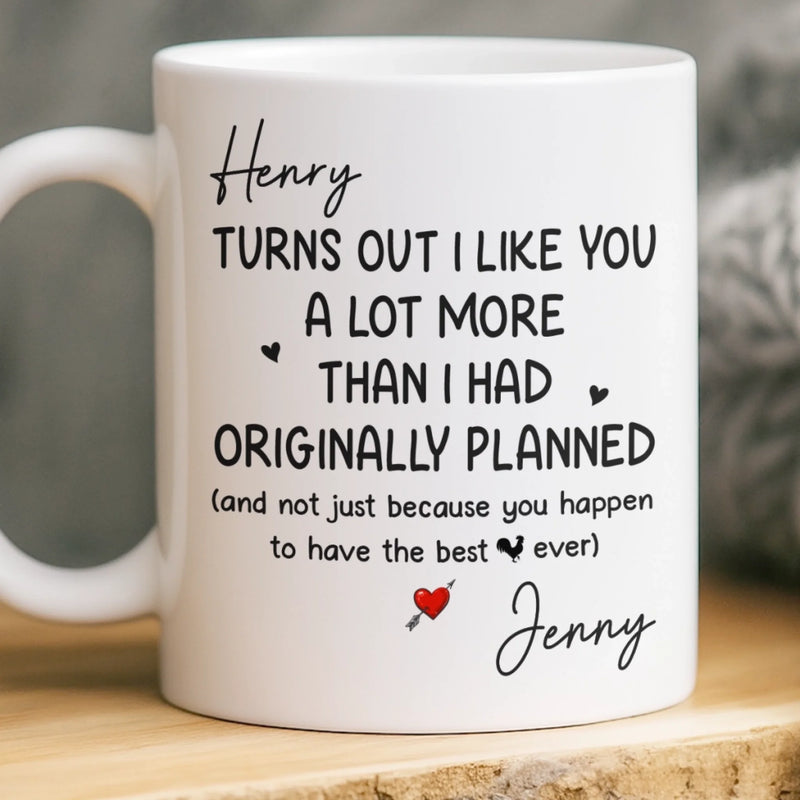 Custom Mug - Personalized Anniversary Wedding Gifts For Husband And Wife, Him And Her - We Grow Better Together