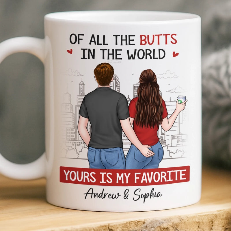 Custom Mug - Personalized Anniversary Wedding Gifts For Husband And Wife, Him And Her - Choosing Us Feels Right