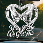 Custom Acrylic Car Ornament - Personalized Anniversary Wedding Gifts For Husband And Wife, Him And Her, LGBTQ+ - Growing Closer With Every Day