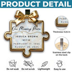 Custom Car Visor Clip - Personalized Memorial Sympathy Gifts For Loss Of Mom, Dad - Forever A Beautiful Soul