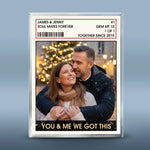 Custom Photo Rectangle Shaped Acrylic Plaque - Personalized Anniversary Wedding Gifts For Husband And Wife, Him And Her - Side By Side Forever