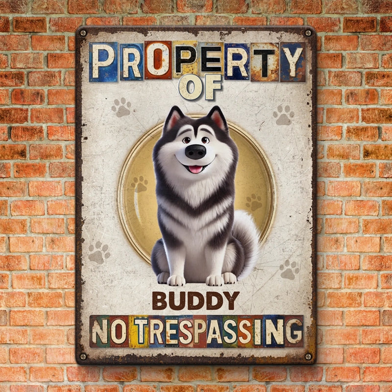 Custom Home Decor Metal Sign - Personalized  Birthday Gifts For Dog Lovers, Dog Dad And Mom - Fur Kids Run The House