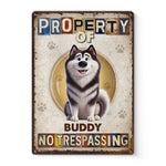 Custom Home Decor Metal Sign - Personalized  Birthday Gifts For Dog Lovers, Dog Dad And Mom - Fur Kids Run The House