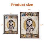 Custom Home Decor Metal Sign - Personalized  Birthday Gifts For Dog Lovers, Dog Dad And Mom - Fur Kids Run The House