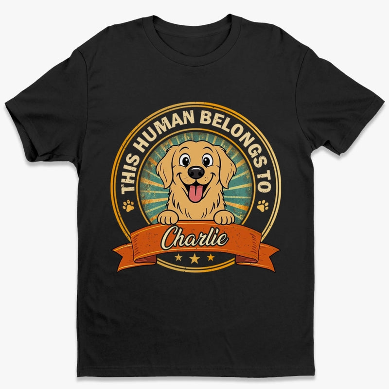 Custom Unisex T-shirt, Premium T-shirt, Hoodie - Personalized Birthday Gifts For Dog Lovers, Dog Dad And Mom - Boss Energy, Fluffy Edition