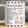 Custom Mug - Personalized Birthday Gifts For Mom, Grandma, Daughter, Granddaughter - Born To Be Loved