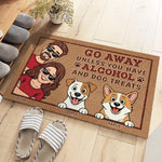 Custom Home Decor Decorative Mat - Personalized Birthday Gifts For Dog Lovers, Dog Dad And Mom - Dogs Make Life Happier