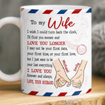 Custom Mug - Personalized Anniversary Wedding Gifts For Husband And Wife, Him And Her - Growing Old Side By Side