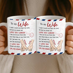 Custom Mug - Personalized Anniversary Wedding Gifts For Husband And Wife, Him And Her - Growing Old Side By Side