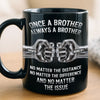 Custom Black Mug - Personalized Birthday Gifts For Brother - Forever My Brother