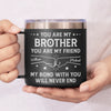 Custom 14oz Stainless Steel Tumbler With Handle -  Personalized Birthday Gifts For Dad, Brother, Sister, Kids - Love In Every Sip