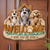 Custom Wood Sign - Personalized Birthday Gifts For Dog Cat Lovers, Dog Dad And Mom, Cat Owners - Paws Make It Home