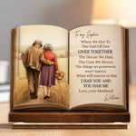 Custom 2-Layered Wooden Plaque - Personalized Anniversary Wedding Gifts For Husband And Wife, Him And Her - Just Us