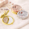 Custom Compact Mirror - Personalized Birthday Gifts For Daughter - My Love Follows You Through Every Chapter