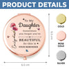 Custom Compact Mirror - Personalized Birthday Gifts For Daughter - A Daughter, My Sweetest Forever