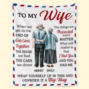 Custom Blanket - Personalized Anniversary Wedding Gifts For Husband And Wife, Him And Her - Our Love Keeps Growing
