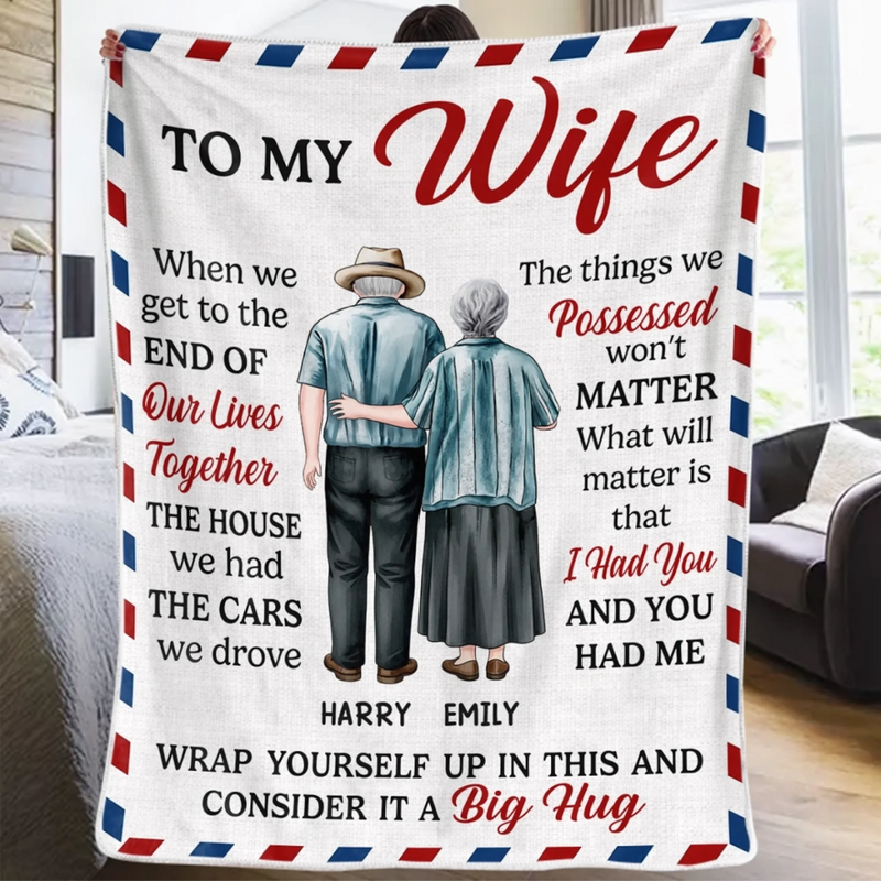Custom Blanket - Personalized Anniversary Wedding Gifts For Husband And Wife, Him And Her - Our Love Keeps Growing