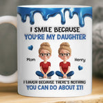 Custom 3D Inflated Effect Printed Mug - Personalized Birthday Gifts For Mom, Dad, Daughter, Son - Forever Starts With Family