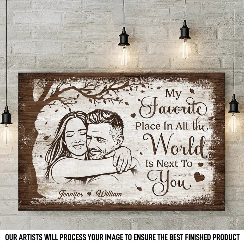 Custom Photo Horizontal Canvas - Personalized Anniversary Wedding Gifts For Husband And Wife, Him And Her - Choosing Love Every Morning