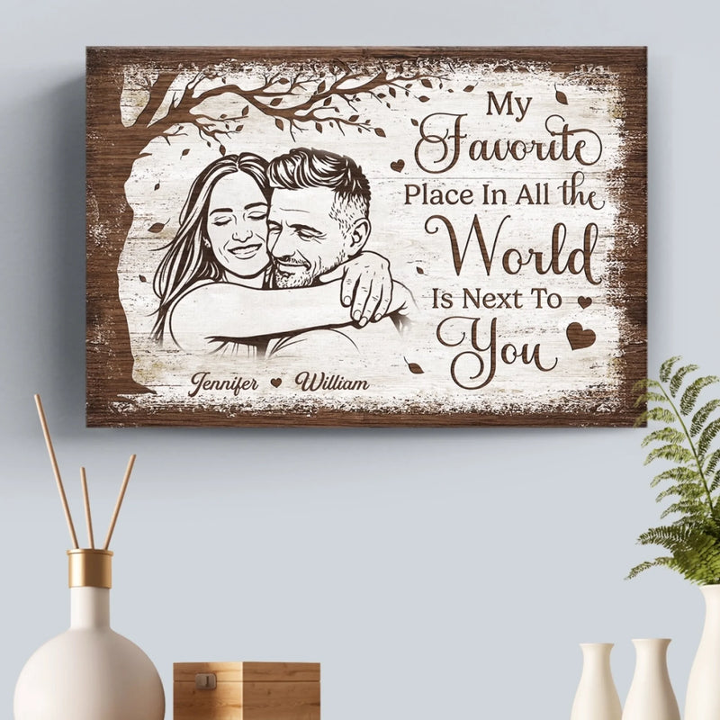 Custom Photo Horizontal Canvas - Personalized Anniversary Wedding Gifts For Husband And Wife, Him And Her - Choosing Love Every Morning