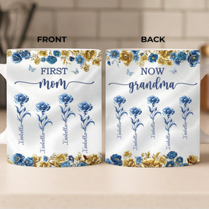 Custom Mug - Personalized Birthday Gifts For Mom, Grandma - Heart Full Of Love