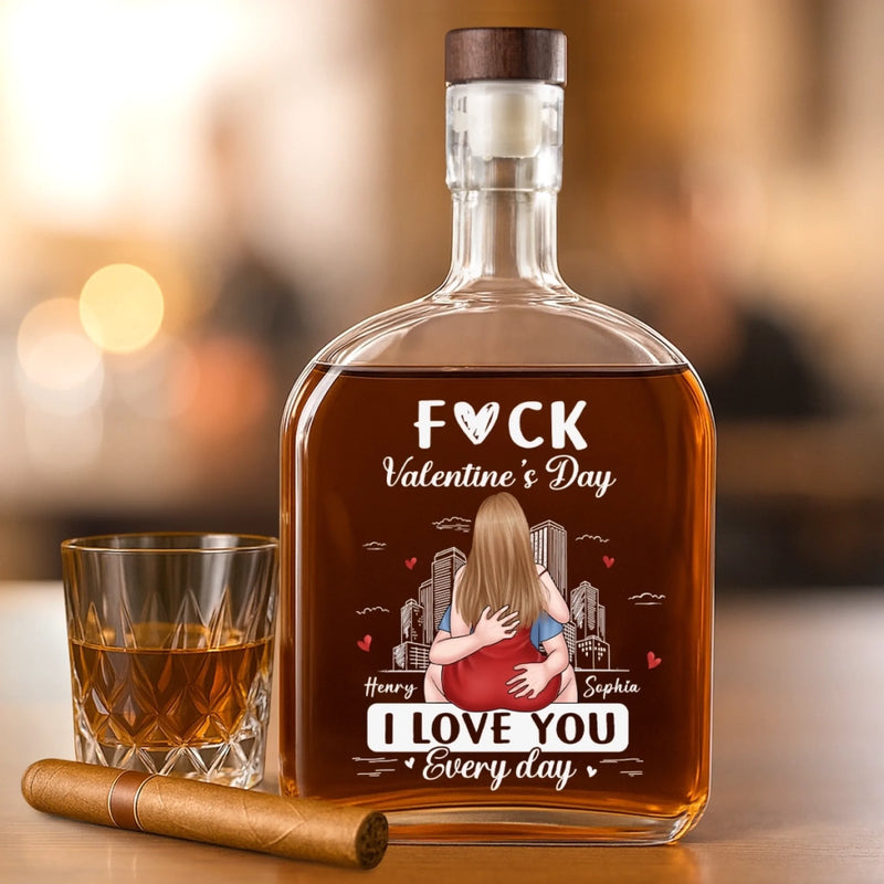 Custom Whiskey Bottle - Personalized Anniversary Wedding Gifts For Husband And Wife, Him And Her - Forever Feels Right