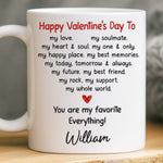 Custom Mug - Personalized Anniversary Wedding Gifts For Husband And Wife, Him And Her - Our Love Moves Forward