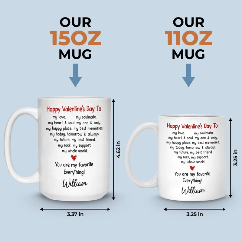 Custom Mug - Personalized Anniversary Wedding Gifts For Husband And Wife, Him And Her - Our Love Moves Forward