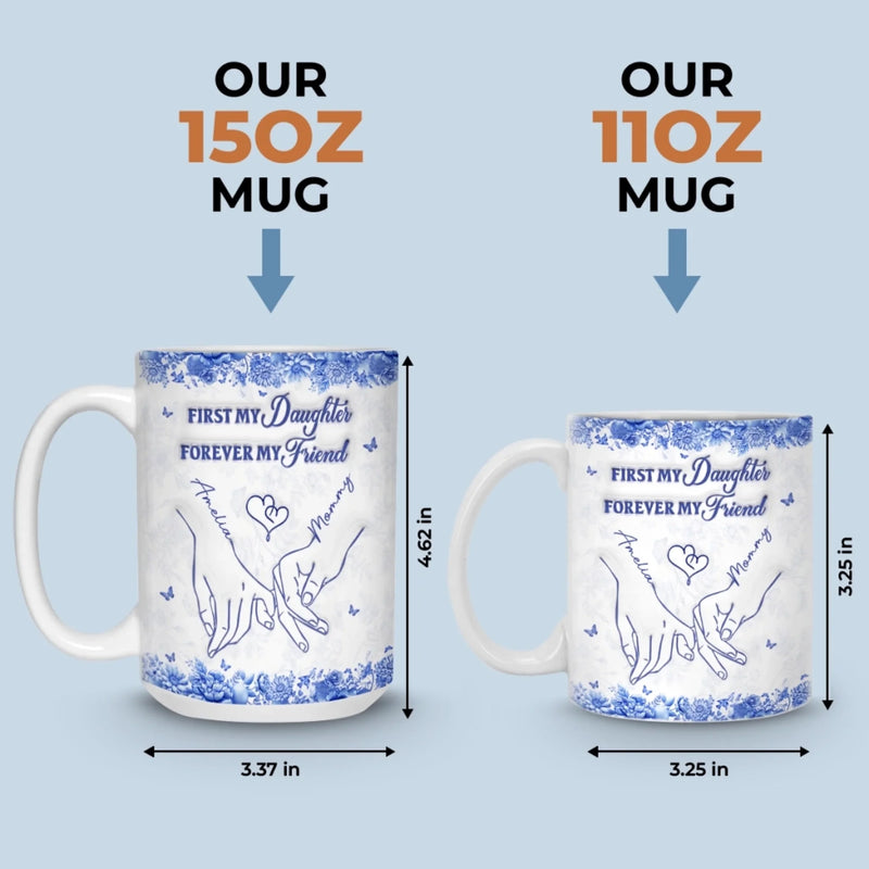 Custom 3D Inflated Effect Printed Mug - Personalized Birthday Gifts For Mom, Daughter - Grateful For You Always
