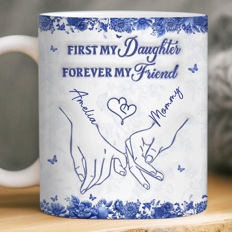 Custom 3D Inflated Effect Printed Mug - Personalized Birthday Gifts For Mom, Daughter - Grateful For You Always