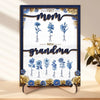 Custom 2-Layered Wooden Plaque - Personalized Mother's Day Gifts For Mom, Grandma - Timeless Love Blooms