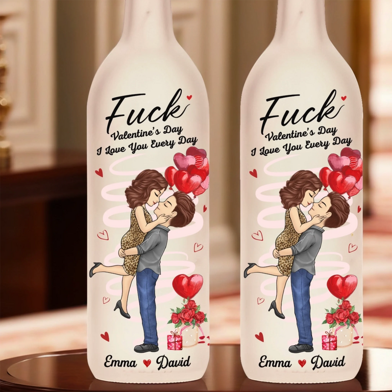 Custom Bottle Lamp - Personalized Anniversary Wedding Gifts For Husband And Wife, Him And Her - Years Passed Love Grows
