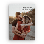 Custom Photo Vertical Rectangle Shaped Building Brick Blocks - Personalized Anniversary Wedding Gifts For Husband And Wife, Him And Her - Our Love Keeps Finding Ways