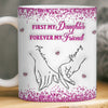Custom 3D Inflated Effect Printed Mug - Personalized Birthday Gifts For Mom, Daughter - Loved More Than Coffee
