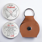 Custom Pocket Hug - Personalized Anniversary Wedding Gifts For Husband And Wife, Him And Her - Hearts Aligned Moving Forward